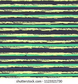 Seamless background of stripes. Vector watercolor. Fashionable hand-drawn lines. Grunge texture. Suitable for textile printing, packaging.
