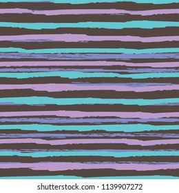 Seamless background of stripes. Vector watercolor. Fashionable hand-drawn lines. Grunge texture. Suitable for textile printing, packaging.
