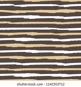 Seamless background of stripes. Vector watercolor. Fashionable hand-drawn lines. Grunge texture. Suitable for textile printing, packaging.