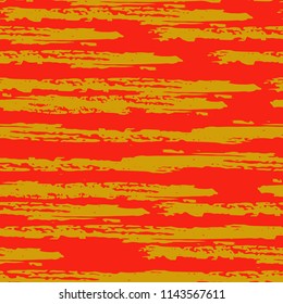 Seamless background of stripes. Vector watercolor. Fashionable hand-drawn lines. Grunge texture. Suitable for textile printing, packaging.
