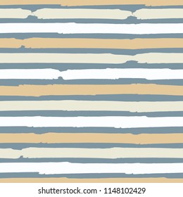 Seamless background of stripes. Vector watercolor. Fashionable hand-drawn lines. Grunge texture. Suitable for textile printing, packaging.