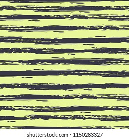 Seamless background of stripes. Vector watercolor. Fashionable hand-drawn lines. Grunge texture. Suitable for textile printing, packaging.