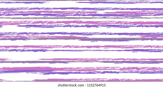 Seamless Background of Stripes. Vector Watercolor. Hand Drawn Lines in Watercolor Style. Grunge Stripes with Painted Brush Strokes.  Cloth, Textile Design, Linen, Fabric.