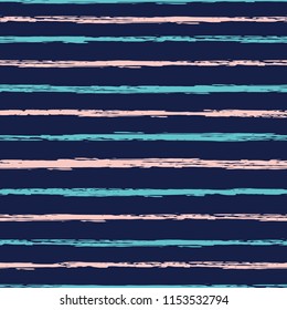 Seamless background of stripes. Vector watercolor. Fashionable hand-drawn lines. Grunge texture. Suitable for textile printing, packaging.