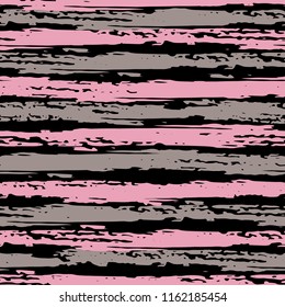 Seamless background of stripes. Vector watercolor. Fashionable hand-drawn lines. Grunge texture. Suitable for textile printing, packaging.