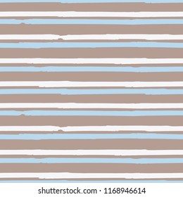 Seamless background of stripes. Vector watercolor. Fashionable hand-drawn lines. Grunge texture. Suitable for textile printing, packaging.