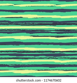 Seamless background of stripes. Vector watercolor. Fashionable hand-drawn lines. Grunge texture. Suitable for textile printing, packaging.