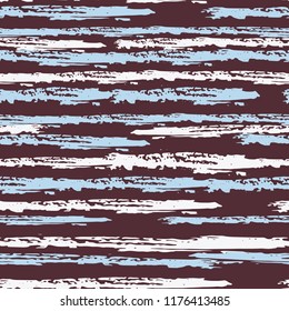 Seamless background of stripes. Vector watercolor. Fashionable hand-drawn lines. Grunge texture. Suitable for textile printing, packaging.