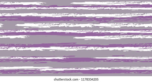 Seamless Background of Stripes. Vector Watercolor.  Fashionable Hand Lines. Grunge Texture.  Suitable for Textile Printing, Packaging.