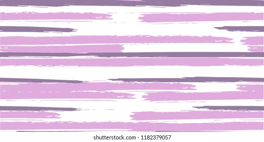 Seamless Background of Stripes. Vector Watercolor. Hand Drawn Lines in Watercolor Style. Grunge Texture.  Suitable for Textile Printing, Packaging.