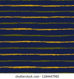 Seamless background of stripes. Vector watercolor. Fashionable hand-drawn lines. Grunge texture. Suitable for textile printing, packaging.