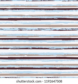 Seamless background of stripes. Vector watercolor. Fashionable hand-drawn lines. Grunge texture. Suitable for textile printing, packaging.
