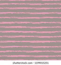 Seamless background of stripes. Vector watercolor. Fashionable hand-drawn lines. Grunge texture. Suitable for textile printing, packaging.