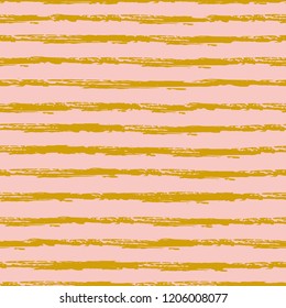 Seamless background of stripes. Vector watercolor. Fashionable hand-drawn lines. Grunge texture. Suitable for textile printing, packaging.