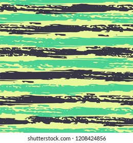 Seamless background of stripes. Vector watercolor. Fashionable hand-drawn lines. Grunge texture. Suitable for textile printing, packaging.