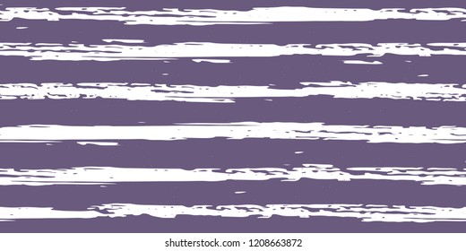 Seamless Background of Stripes. Vector Watercolor.  Fashionable Hand Lines. Grunge Texture.  Cloth, Textile Design, Linen, Fabric.