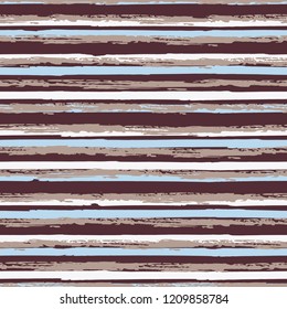 Seamless background of stripes. Vector watercolor. Fashionable hand-drawn lines. Grunge texture. Suitable for textile printing, packaging.