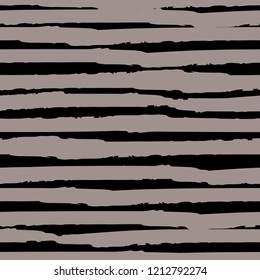 Seamless background of stripes. Vector watercolor. Fashionable hand-drawn lines. Grunge texture. Suitable for textile printing, packaging.