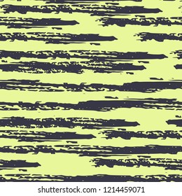 Seamless background of stripes. Vector watercolor. Fashionable hand-drawn lines. Grunge texture. Suitable for textile printing, packaging.