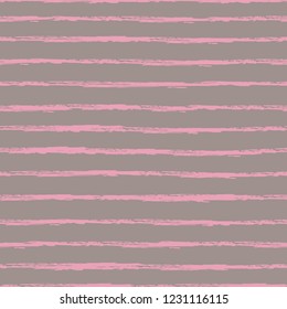 Seamless background of stripes. Vector watercolor. Fashionable hand-drawn lines. Grunge texture. Suitable for textile printing, packaging.