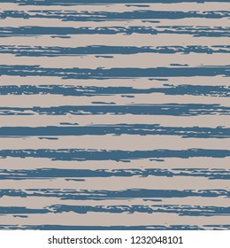 Seamless background of stripes. Vector watercolor. Fashionable hand-drawn lines. Grunge texture. Suitable for textile printing, packaging.