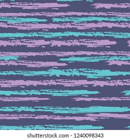 Seamless background of stripes. Vector watercolor. Fashionable hand-drawn lines. Grunge texture. Suitable for textile printing, packaging.