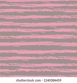 Seamless background of stripes. Vector watercolor. Fashionable hand-drawn lines. Grunge texture. Suitable for textile printing, packaging.