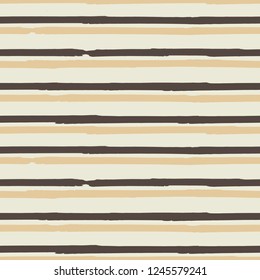 Seamless background of stripes. Vector watercolor. Fashionable hand-drawn lines. Grunge texture. Suitable for textile printing, packaging.