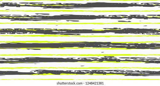Seamless Background of Stripes. Vector Watercolor. Hand Drawn Lines in Watercolor Style. Grunge Stripes with Painted Brush Strokes.  Suitable for Textile Printing, Packaging.