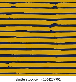Seamless background of stripes. Vector watercolor. Fashionable hand-drawn lines. Grunge texture. Suitable for textile printing, packaging.