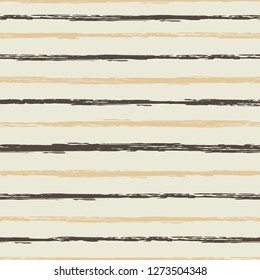 Seamless background of stripes. Vector watercolor. Fashionable hand-drawn lines. Grunge texture. Suitable for textile printing, packaging.