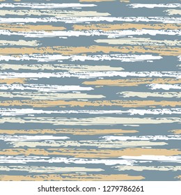 Seamless background of stripes. Vector watercolor. Fashionable hand-drawn lines. Grunge texture. Suitable for textile printing, packaging.