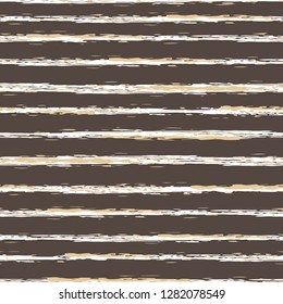 Seamless background of stripes. Vector watercolor. Fashionable hand-drawn lines. Grunge texture. Suitable for textile printing, packaging.