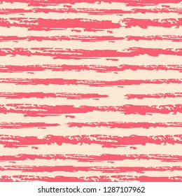 Seamless background of stripes. Vector watercolor. Fashionable hand-drawn lines. Grunge texture. Suitable for textile printing, packaging.