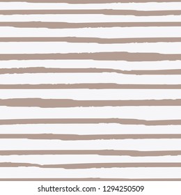 Seamless background of stripes. Vector watercolor. Fashionable hand-drawn lines. Grunge texture. Suitable for textile printing, packaging.