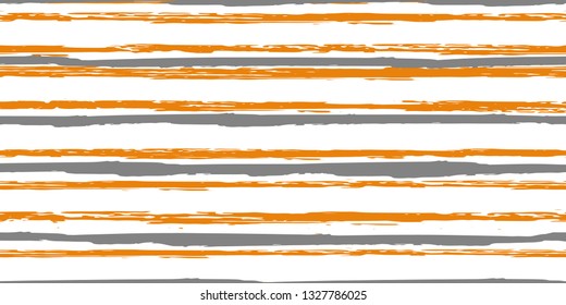 Seamless Background of Stripes. Vector Watercolor. Hand Drawn Lines in Watercolor Style. Grunge Texture.  Suitable for Textile Printing, Packaging.