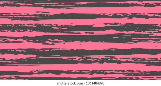 Seamless Background of Stripes. Vector Watercolor. Hand Drawn Lines in Watercolor Style. Grunge Texture.  Suitable for Textile Printing, Packaging.