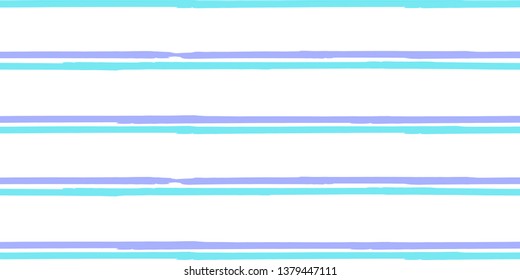 Seamless Background of Stripes. Vector Watercolor.  Fashionable Hand Lines. Grunge Texture.  Suitable for Textile Printing, Packaging.