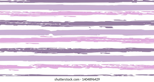 Seamless Background of Stripes. Vector Watercolor.  Fashionable Hand Lines. Grunge Texture.  Cloth, Textile Design, Linen, Fabric.