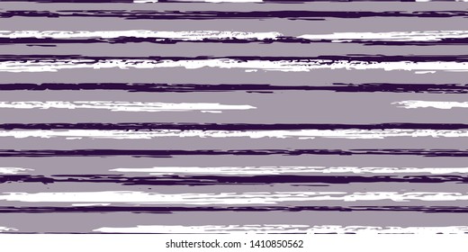 Seamless Background of Stripes. Vector Watercolor.  Fashionable Hand Lines. Grunge Stripes with Painted Brush Strokes.  Cloth, Textile Design, Linen, Fabric.