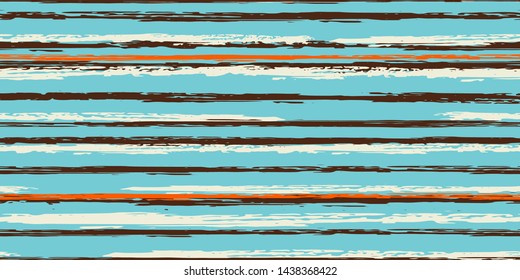 Seamless Background of Stripes. Vector Watercolor. Hand Drawn Lines in Watercolor Style. Grunge Texture.  Suitable for Textile Printing, Packaging.