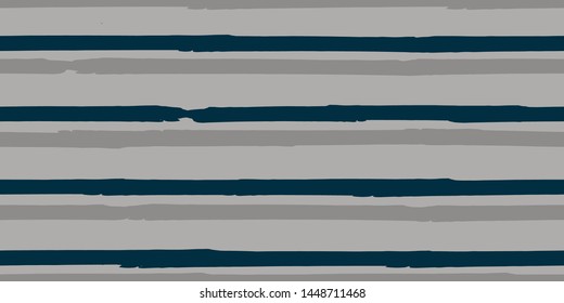 Seamless Background of Stripes. Vector Watercolor. Hand Drawn Lines in Watercolor Style. Grunge Texture.  Cloth, Textile Design, Linen, Fabric.