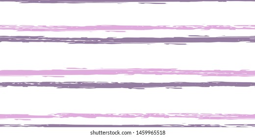 Seamless Background of Stripes. Vector Watercolor. Hand Drawn Lines in Watercolor Style. Grunge Texture.  Suitable for Textile Printing, Packaging.