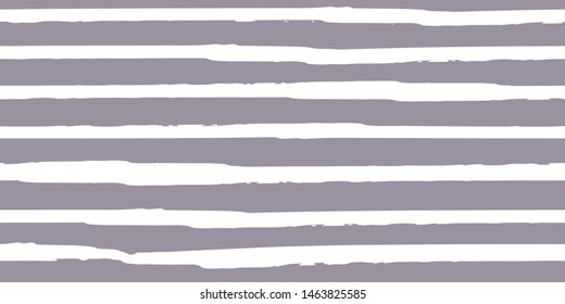 Seamless Background of Stripes. Vector Watercolor.  Fashionable Hand Lines. Grunge Stripes with Painted Brush Strokes.  Cloth, Textile Design, Linen, Fabric.