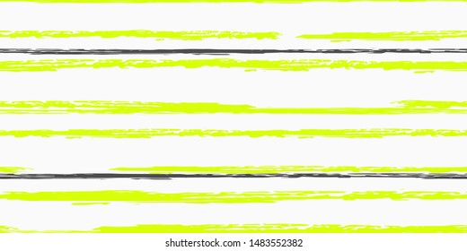 Seamless Background of Stripes. Vector Watercolor. Hand Drawn Lines in Watercolor Style. Grunge Stripes with Painted Brush Strokes.  Cloth, Textile Design, Linen, Fabric.