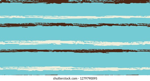 Seamless Background of Stripes. Watercolor Striped Fashion Print Design.  Fashionable Hand Lines. Grunge Stripes with Painted Brush Strokes.  Suitable for Textile Printing, Packaging.