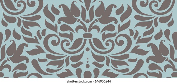 Seamless background in the style of Damascus 