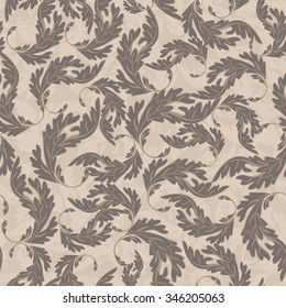 Seamless background in the style of Damascus