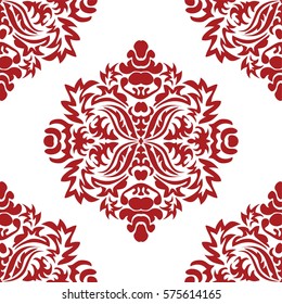 Seamless background in the style of Damascus