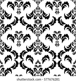 Seamless background in the style of Damascus